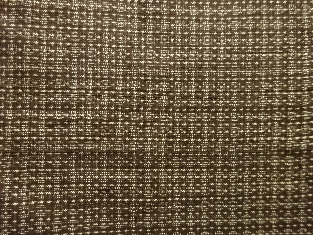 JAPANESE KIMONO / ANTIQUE MENS HAORI / SILK / DORO OSHIMA TSUMUGI